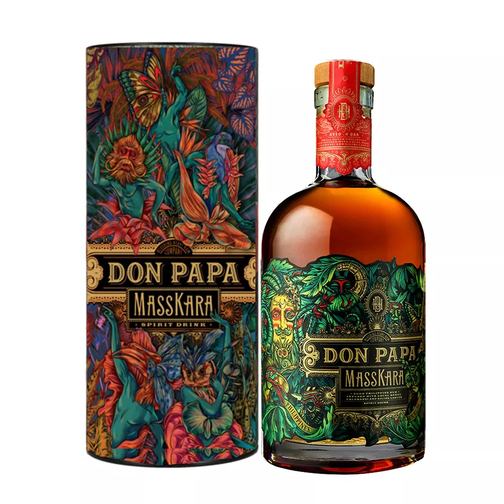 Don Papa Masskara 40% 0,7l in gift tin