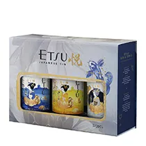 Etsu Gin Set mit 3x20cl. 1xEtsu 43°, 1xDouble Yuzu 43°, 1x Ocean Water 45° 43.66%  0,6l