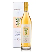 Marolo Aprés Grappa di Moscato 5 anni Invecchiato  42%  0,7l in gift box